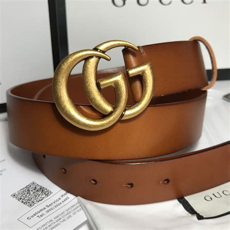 replica brown gucci belt